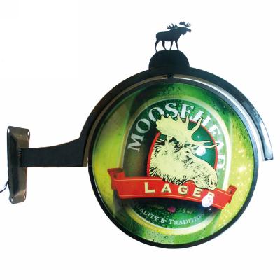 China Moosehead Metal Framed Rotating Outdoor Pub Sign PUB-EM01 for sale