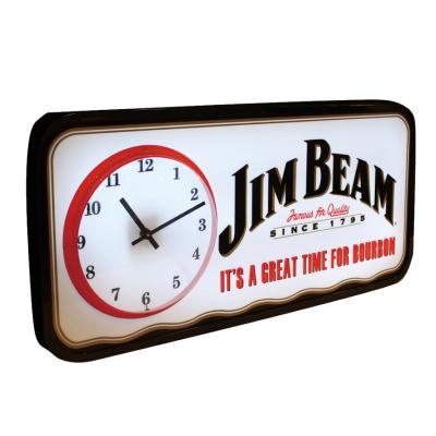 China Jim Beam Traditional Style Clock Light Box SIG-EP08 for sale