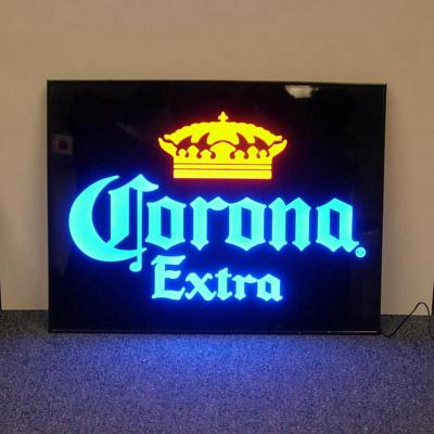 China Corona LED Backlit Sign with Vacuum Formed Backer 205 for sale