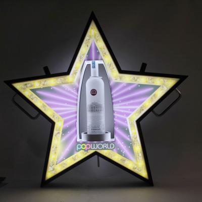 China Star LED Bottle Display Service Presenter Carrier with Rechargeable Battery 102 for sale