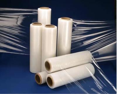 China Recyclable Transparent Customized Plastic PVC / PE Shrink Film Pallet Stretch Film Plastic Wrapping Film for sale