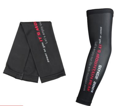 China Antibacterial Custom Black Sports Arm Sleeve With High Quality For Promotional for sale