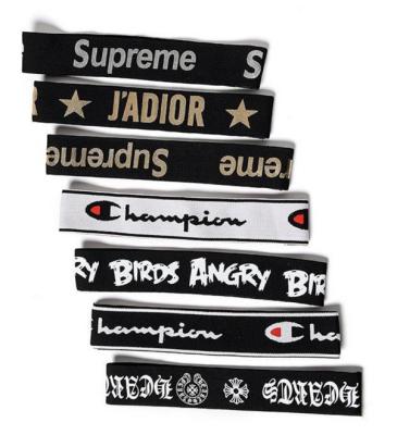 China Custom Elastic Wide Yoga Headbands Nylon Polyester Jacquard Headbands For Sport for sale