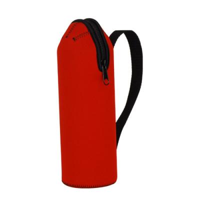 China Wine Cooler Neoprene Water Bottle Holder Bottle Sleeve With Handle for sale