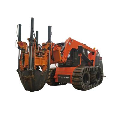 China Hotels mini small micro skid steer crawler loader with track for sale for sale