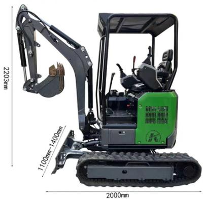 China Chinese Home Use Mini Cheap Towable Ripper Excavator 1 Ton 2 Ton 3.5 Ton 5 Ton for sale