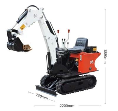 China Farms In Chinese Digger 1.7 Ton Smallest Front Garden Micro Digger Mini Excavator for sale