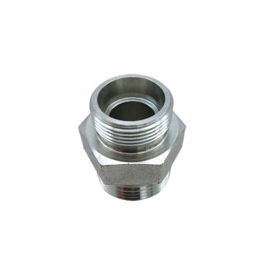 China Industrial Tooling Hydraulic Male Threaded Connector Straight Pipe Fittings Coupling Connector for sale