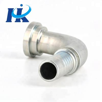 China Wholesale High Precision 45 Degree Stamped Carbon Steel Pipe Sea Flange Hydraulic End Fittings 87341 for sale