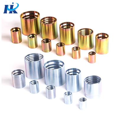 China High quality carbon steel KJT serial-3 layer hydraulic hose fitting swaged standard KJT-10X3 ferrule with great price for sale