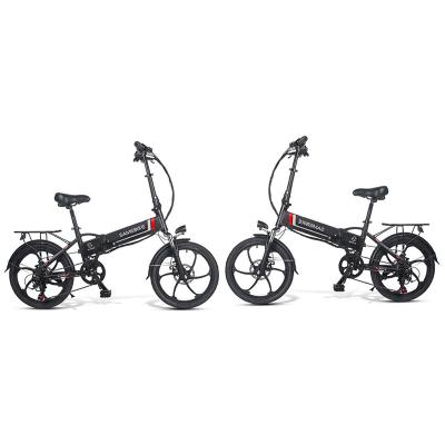 China Aluminum Alloy 20 Inch Folding Electric Bike 350W 48V 10.4AH- No Traffic Jams Light Mobility Folding for sale