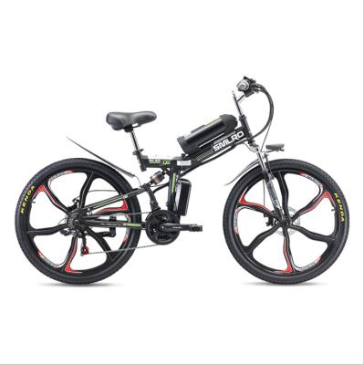 China Warehouse Stock 26inch Standard Electric Folding Bicycle for sale