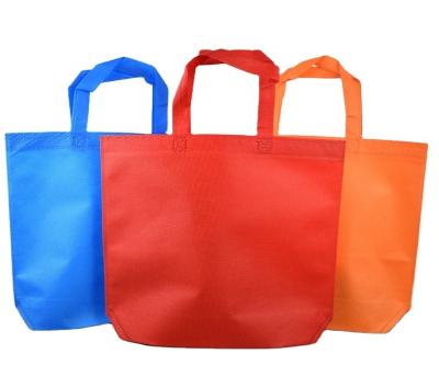 China Tote Shopping Bag Ultrasonic Pp Non Woven Colorful Promotional Running Handled Non Woven Tote Bag for sale