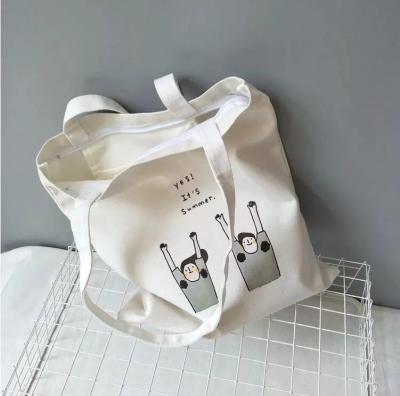 China Cotton Tote Bag carry_foldable_shopping_bag Recyclable Customizable Eco Friendly Lightweight Canvas Bag for sale