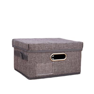 China Sustainable Non Woven Reusable Custom PP Box Clothing Packaging Boxes Tissue Storage Boxes Tissue Storage Bins for sale