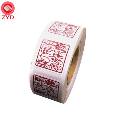 China Waterproof / Waterproof Rfid Nfc Label Paper RFID Sticker Waterproof Access Control Card Sticker for sale