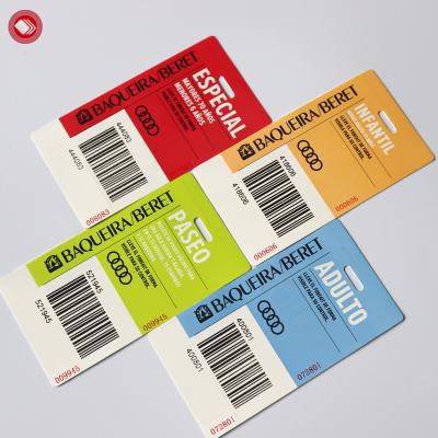 China Custom Disposable RFID Access Control Card HF Concert Disposable Theater Tickets Cards NFC Smart Paper Ticket Card for sale