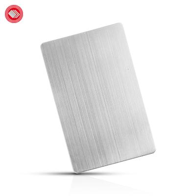 China Customized ZYD Metal NFC Card 213 Chip Access Control Card Brushed Metal RFID Hotel Important Member NFC Card for sale