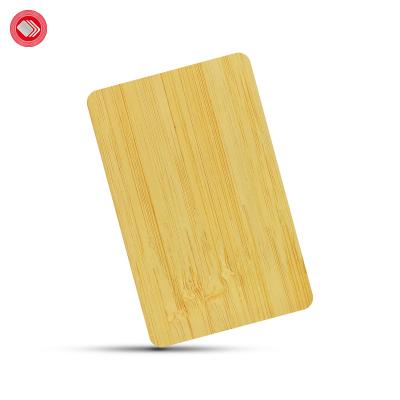 China Waterproof / OEM F08 Waterproof NFC Printable Bamboo Smart Hotel Bamboo Rfid Card Access Control 13.56mhz Key Card for sale