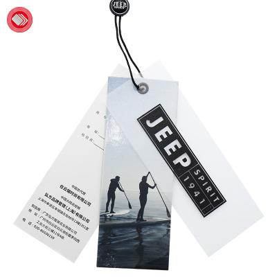 China Custom Waterproof/Waterproof RFID Hang Tag Paper Garment Access Order Card Directly Cut Silk Printable Sreen RFID Garment UHF Tag for sale