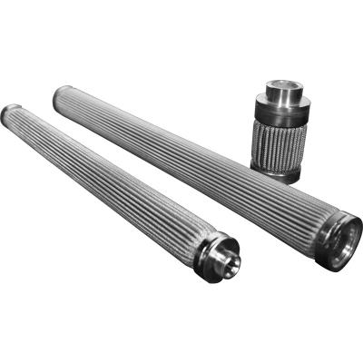 China Pleated Type Factory Stainless Steel Metal Random Fiber Sintered Fiber Filter for sale