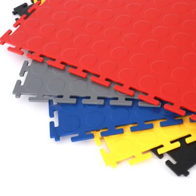 China Best Modern High Quality Interlocking PVC Tiles For Garage Floor Mat for sale