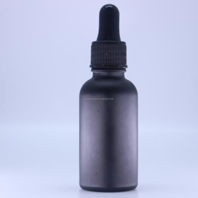 China Gift & Craft Black Dropper Bottle YZ-EB100# 100ml Essential Oil Glass Dropper Bottle With for sale