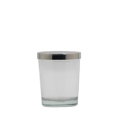 China Gift & YZ-5265# 3oz craft candle glass jar for candle making candle container with lids for sale