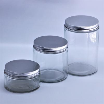 China Gift & Simple glass chocolate jar candy seeds food craft jar glass container YZ-GJ500# for sale