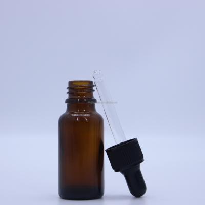 China Gift & YZ-EB20# Craft Dropper Bottle Brown 20ml High Quality Essential Oil Glass Dropper Bottle for sale