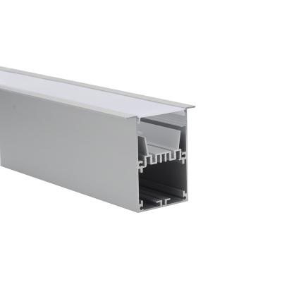 China Big Power Decorations 67*75mm Driver-in Led Light Bar PC Frosted Cover Aluminum Housing Led Profile for sale