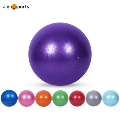 China Custom Logo Balance Eco Friendly Anti Shatter Anti Shatter Gym Exercise Training Non Slip Yoga Ball for sale