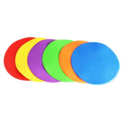 China Home Exercise New Products Non Slip Round Training Football Flat Disc Markers Spot Floor Cone for sale