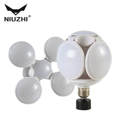 China Office Colorful Design Shop Workshop Football Lamp E27 LED Garage Bulb Light Deformable Soccer Light Bulbs for sale