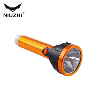 China Lightweight High Brightness Portable Torch Light Plastic Rechargeable Led Flashlight For Emergency Camping Outdoor for sale