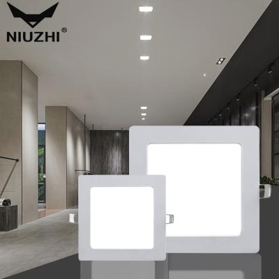 China Modern Good Quality Recessed Mounted Home Office Panel Lamp 3w 6w 9w 12w 18w 24w Square Ceiling Led Panel Light for sale