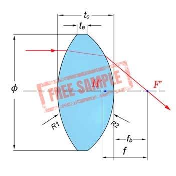 China Optical free sample, large catalog of off-the-shelf available for fast delivery DOUBLE CONVEX LENS /Factory offer for sale