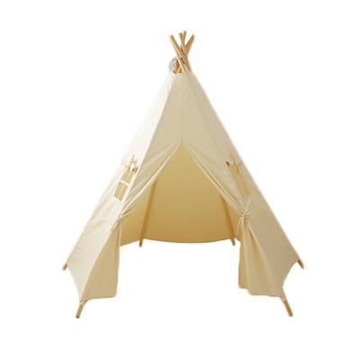 China Toy Big Hexagon Indian Tent Boy and Girl Game Room Kids Tent Soft Folding Cotton Teepee Tent for sale