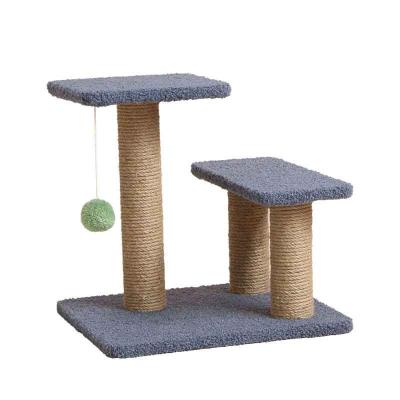 China Cat Tree House Customizable Cats Viable Toy with Wooden Indoor Cat Condo Multi-Platform for sale