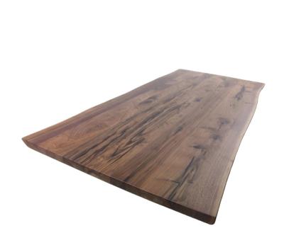 China 12% Below Solid Wood Live Edge Walnut Slab Table Top Solid Wood Oven-Dry Slabs Water Content Black Walnut Tea Table Table Top Supplier for sale