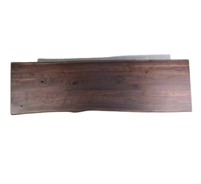 China 12% Below Solid Wood Live Edge Walnut Slab Table Top Solid Wood Oven-Dry Slabs Water Content Black Walnut Tea Table Table Top Supplier for sale