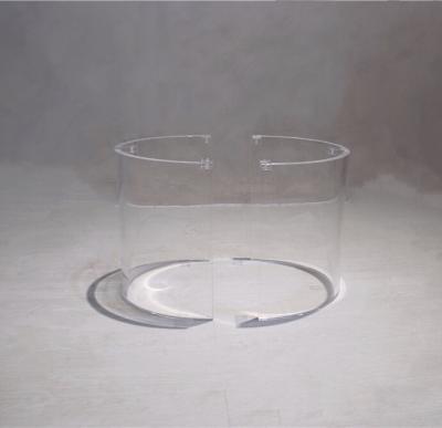 China Wholesale Acrylic Furniture Legs Furniture Table Leg Craftsman Piece Foot Modern Accessories Transparent Table Leg for sale