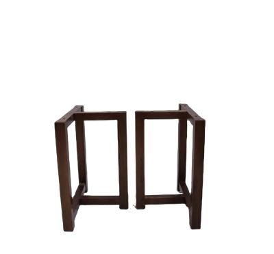 China Solid Craftsman Chestnut Wood Leg For New Fashionable Dining Table Design Table Base / Leg for sale