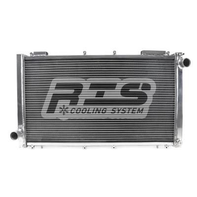 China Aluminum Alloy Radiator Speed ​​Up Heat Dissipation For Impreza GC8 WRX 1998year 2Row 670*398*40mm 2Row for sale