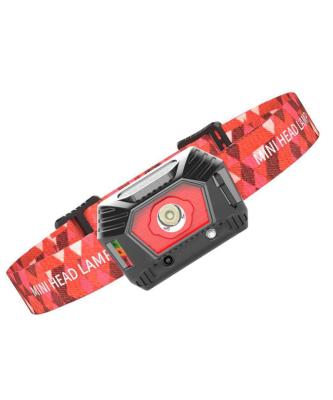 China High Power LED Camping Headlamp Emergency Light Waterproof USB LED Rechargeable Head Lamp for sale