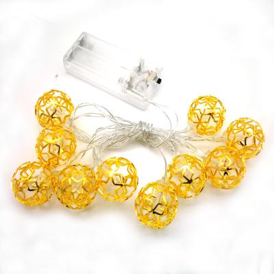 China Decoration Light China Factory Supply Home Decoration Star Ball LED Garland String Light for sale