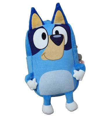 China Best Hot Selling Bluey Doll Toy Bag For Kids Gift RTS-XT002 Plush Toy Bingo Cartoon Backpack Plush Doll for sale