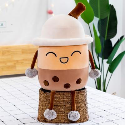 China For Kids Baby Kids Gift Soft Pillow Cushion Cute Boba Plushie Plush Toy Tea Stuffed Toys Doll For Sale In China for sale