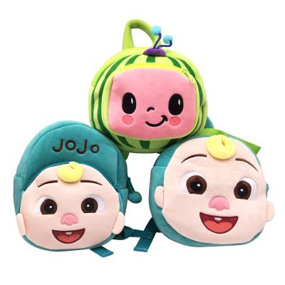 China Plush Cocos Melon Watermelon Bag, Cutest Doll Stuffed Backpack Cross - Body Bag Kids Birthday Gift for sale