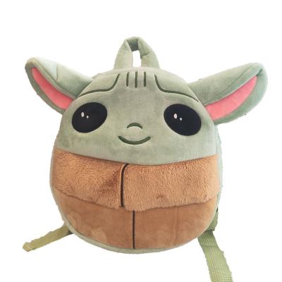 China Plush Yoda Doll Stuffed Animal Baby Yoda Toy Bag Stuffed Animal Baby Yoda Backpack for sale